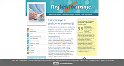 Desktop Screenshot of najlektoriranje.si